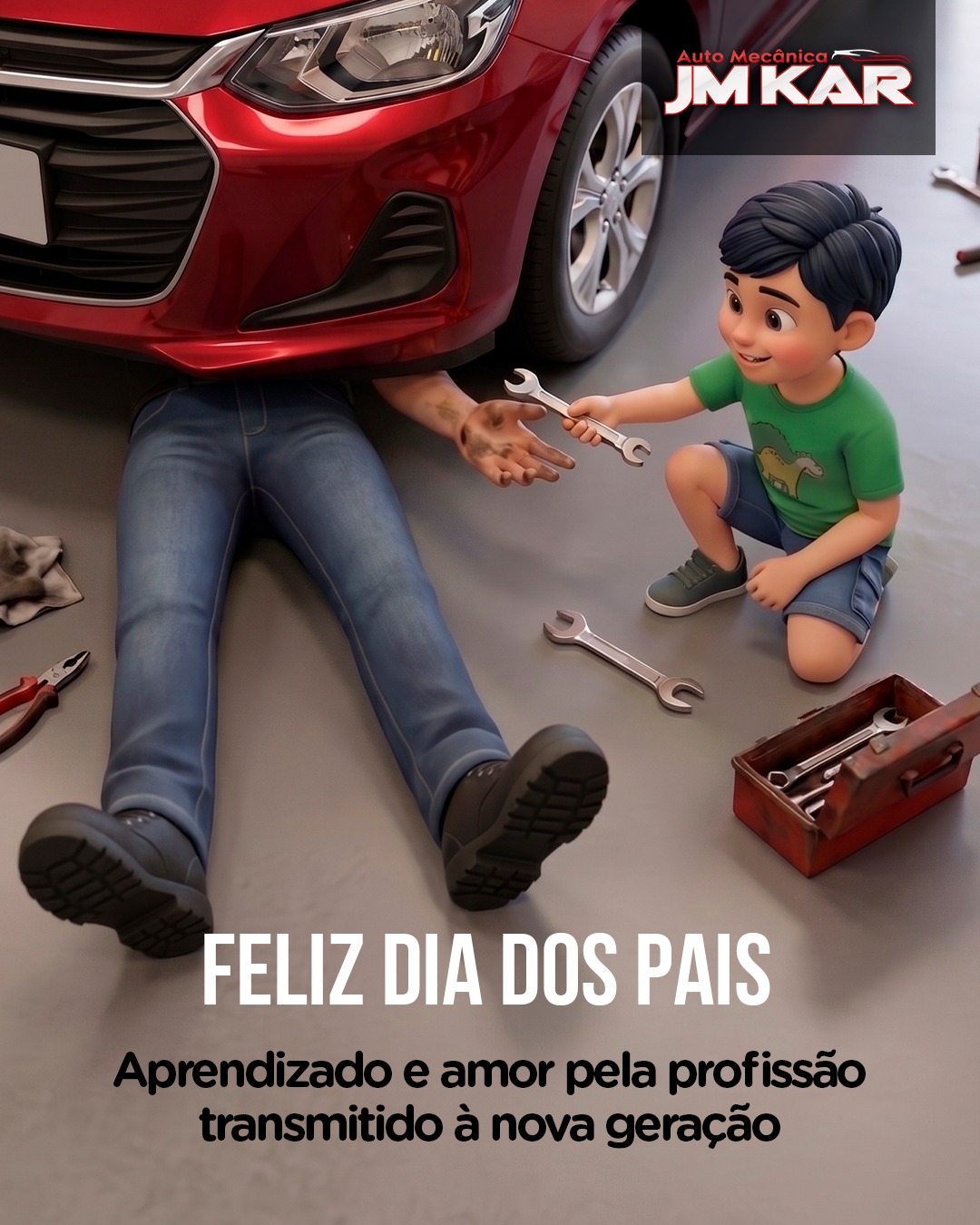 DIA DOS PAIS

Que a estrada da vida seja sempre suave e segura para todos os pais que conduzem suas famílias com amor e responsabilidade.

Feliz Dia dos Pais! 👔👨‍👧‍👦❤
#JMKar #DiaDosPais #PaiÉTudo