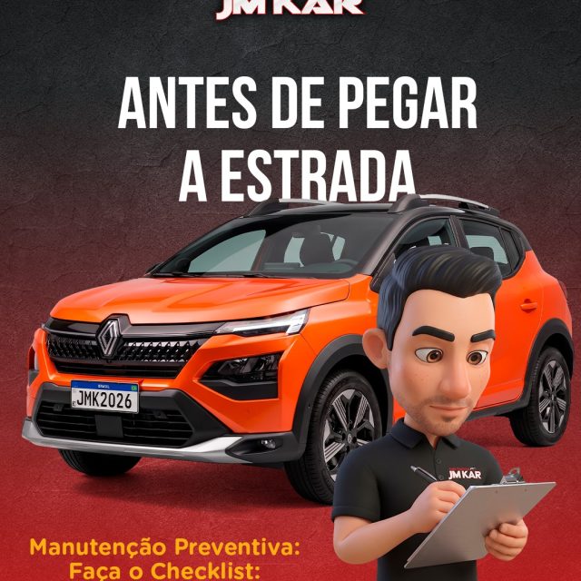 CHECKLIST PRÉ-VIAGEM: O QUE REVISAR ANTES DE PEGAR A ESTRADA! 🚗🧳

Vai pegar a estrada? A manutenção pode ser simples, mas é o passo mais importante para garantir que a sua única preocupação seja chegar ao destino.

Antes de colocar as malas no carro, faça este checklist rápido:

✔ Freios: segurança sempre em primeiro lugar para paradas tranquilas.

✔ Pneus: cheque a calibragem e o desgaste (não esqueça o estepe!).

✔ Óleo: nível e validade em dia evitam surpresas no motor.

✔ Luzes: verifique faróis, setas e luzes de freio para ver e ser visto.

Revisar o seu carro é cuidar de quem viaja com você. Celebre a vida com segurança! 🛡

👉 Não deixe para última hora. Agende agora sua revisão pelo WhatsApp:
(14) 99841-5306

#ChecklistDoCarro #JMKar #RevisãoPreventiva #CarroSeguro #OficinaDeConfiança #ChecklistDeViagem #ManutencaoSimplesCHECKLIST PRÉ-VIAGEM: O QUE REVISAR ANTES DE PEGAR A ESTRADA! 🚗🧳

Vai pegar a estrada? A manutenção pode ser simples, mas é o passo mais importante para garantir que a sua única preocupação seja chegar ao destino.

Antes de colocar as malas no carro, faça este checklist rápido:

✔ Freios: segurança sempre em primeiro lugar para paradas tranquilas.

✔ Pneus: cheque a calibragem e o desgaste (não esqueça o estepe!).

✔ Óleo: nível e validade em dia evitam surpresas no motor.

✔ Luzes: verifique faróis, setas e luzes de freio para ver e ser visto.

Revisar o seu carro é cuidar de quem viaja com você. Celebre a vida com segurança! 🛡

👉 Não deixe para última hora. Agende agora sua revisão pelo WhatsApp:
(14) 99841-5306

#ChecklistDoCarro #JMKar #RevisãoPreventiva #CarroSeguro #OficinaDeConfiança #ChecklistDeViagem #ManutencaoSimples