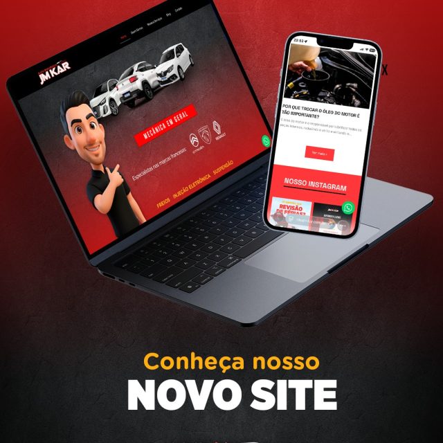 Conheça nosso site! 🌐

Agora ficou ainda mais fácil acompanhar tudo da JM KAR!
No nosso site, você encontra:

📖 Blog com dicas exclusivas de manutenção
🔧 Nossos serviços especializados
📞 E todos os nossos canais de contato

Tudo organizado para sua comodidade!
Acesse o link na nossa bio e explore!

#JMKAR #NovoSite #BlogDaOficina #MecânicaOnline #DicasDeCarro #SiteNovo #ConheçaNossoSite